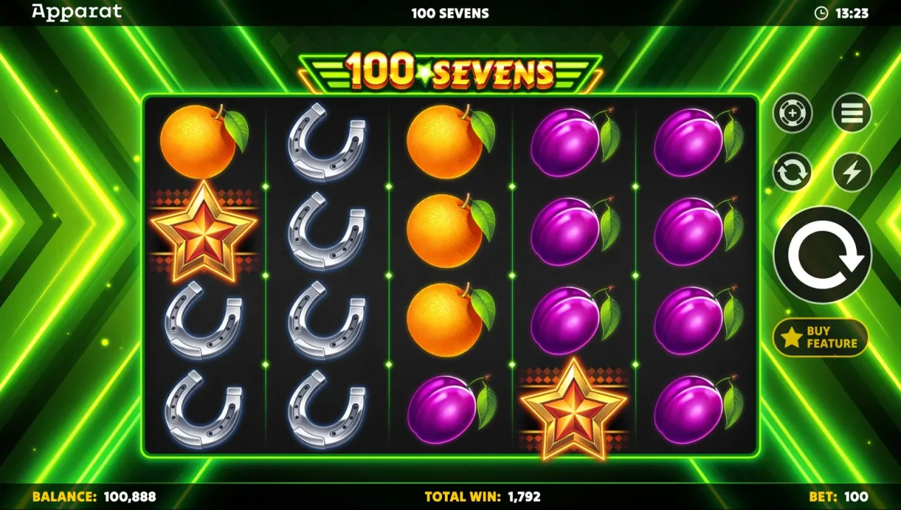 100 Sevens slot