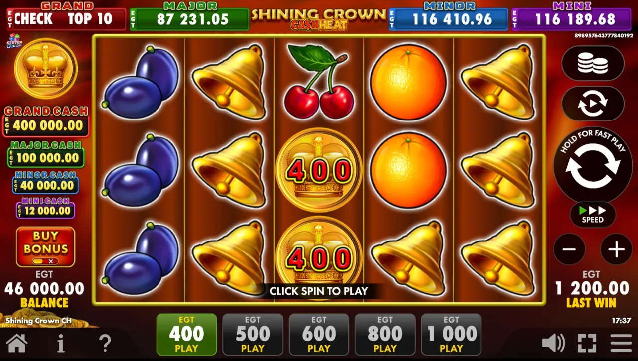 Shining Crown Cash Heat slot