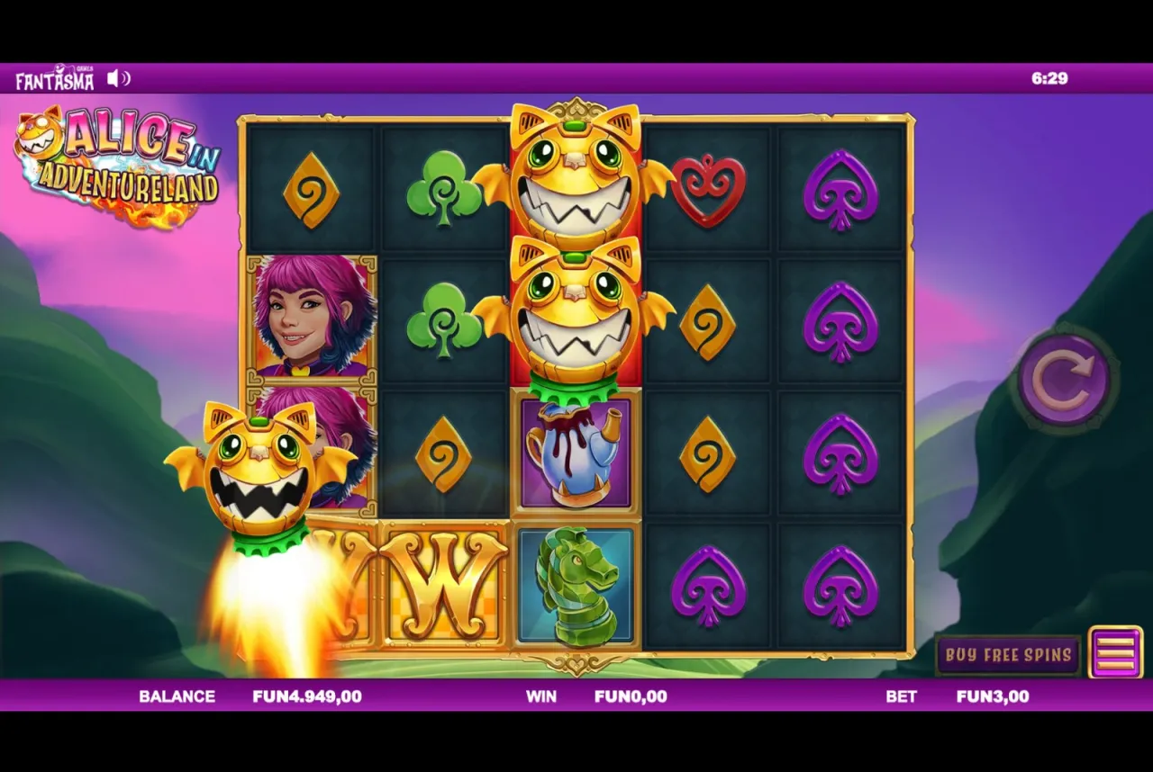 Alice in Adventureland slot