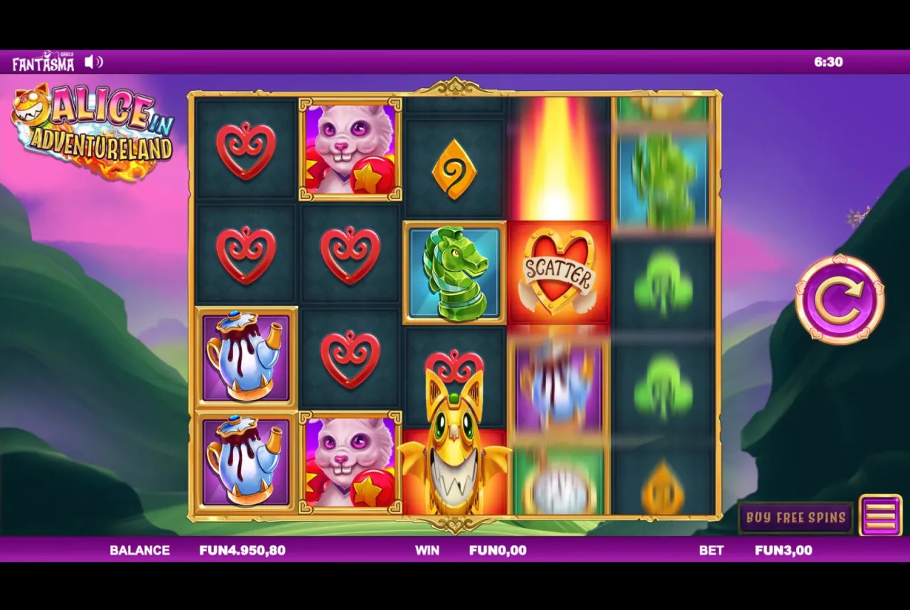 Alice in Adventureland slot