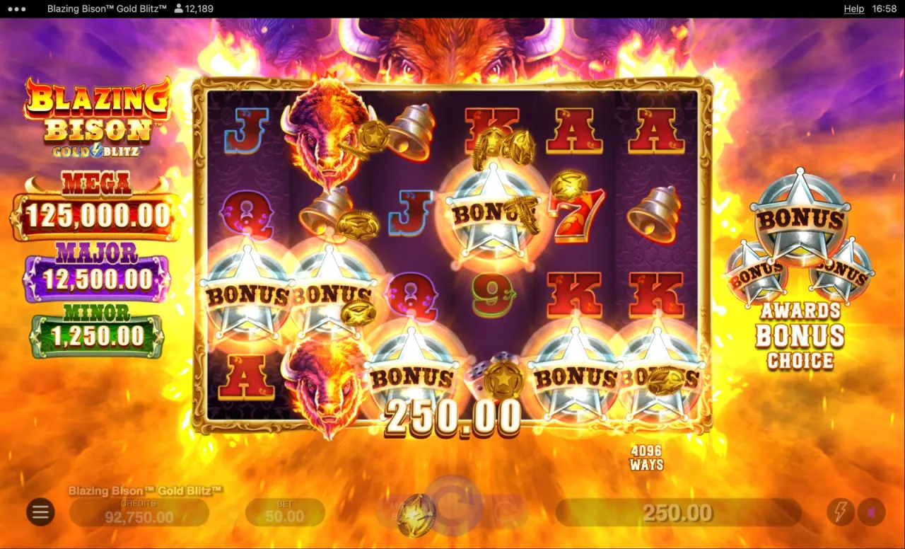 Blazing Bison Gold Blitz slot
