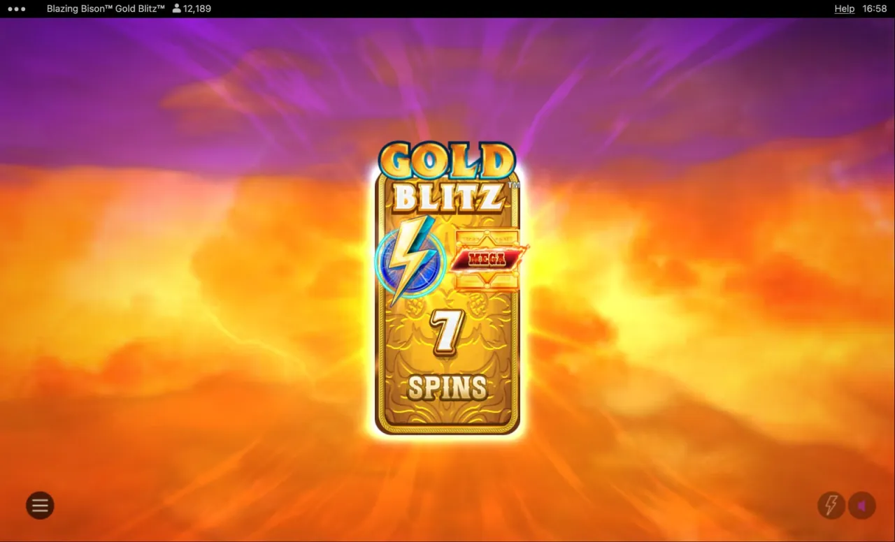 Blazing Bison Gold Blitz slot