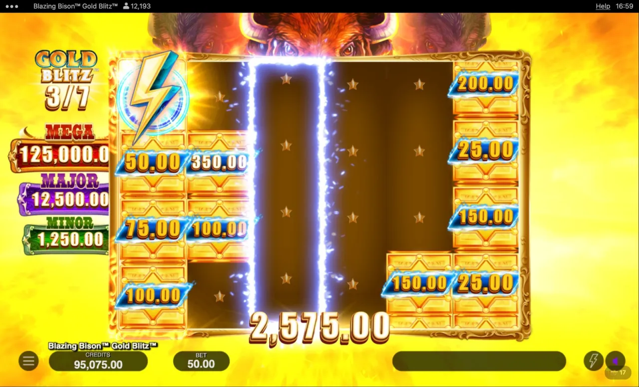 Blazing Bison Gold Blitz slot