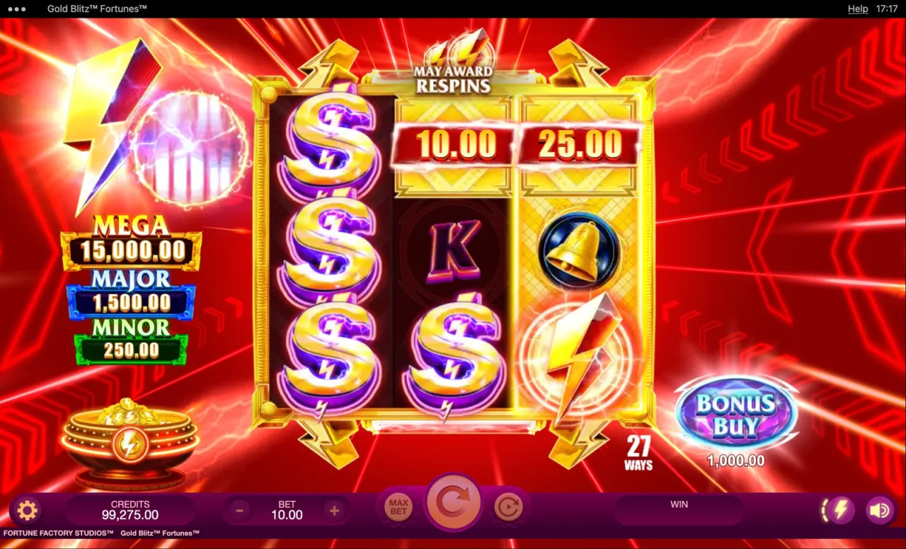 Gold Blitz Fortunes slot