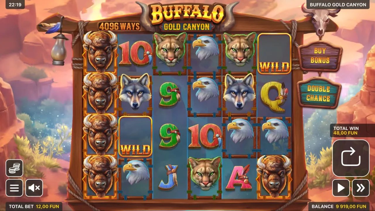 Buffalo Gold Canyon slot
