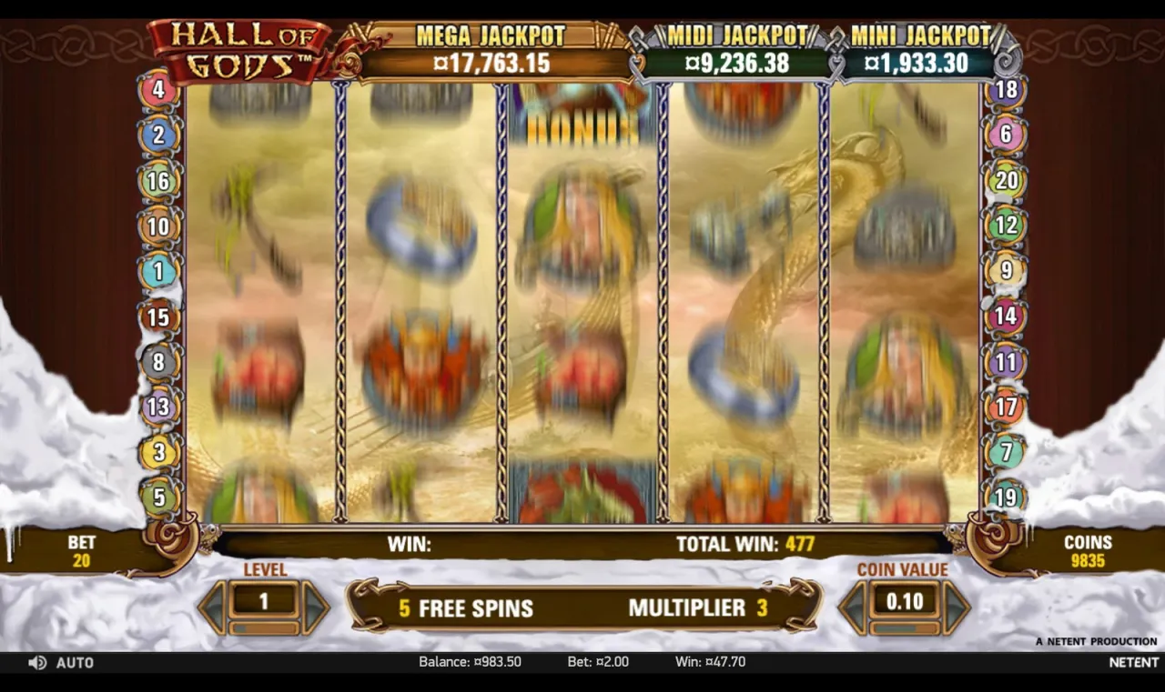 Hall of Gods slot