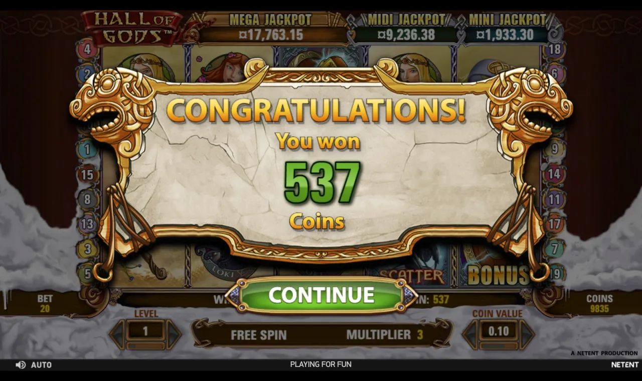 Hall of Gods slot