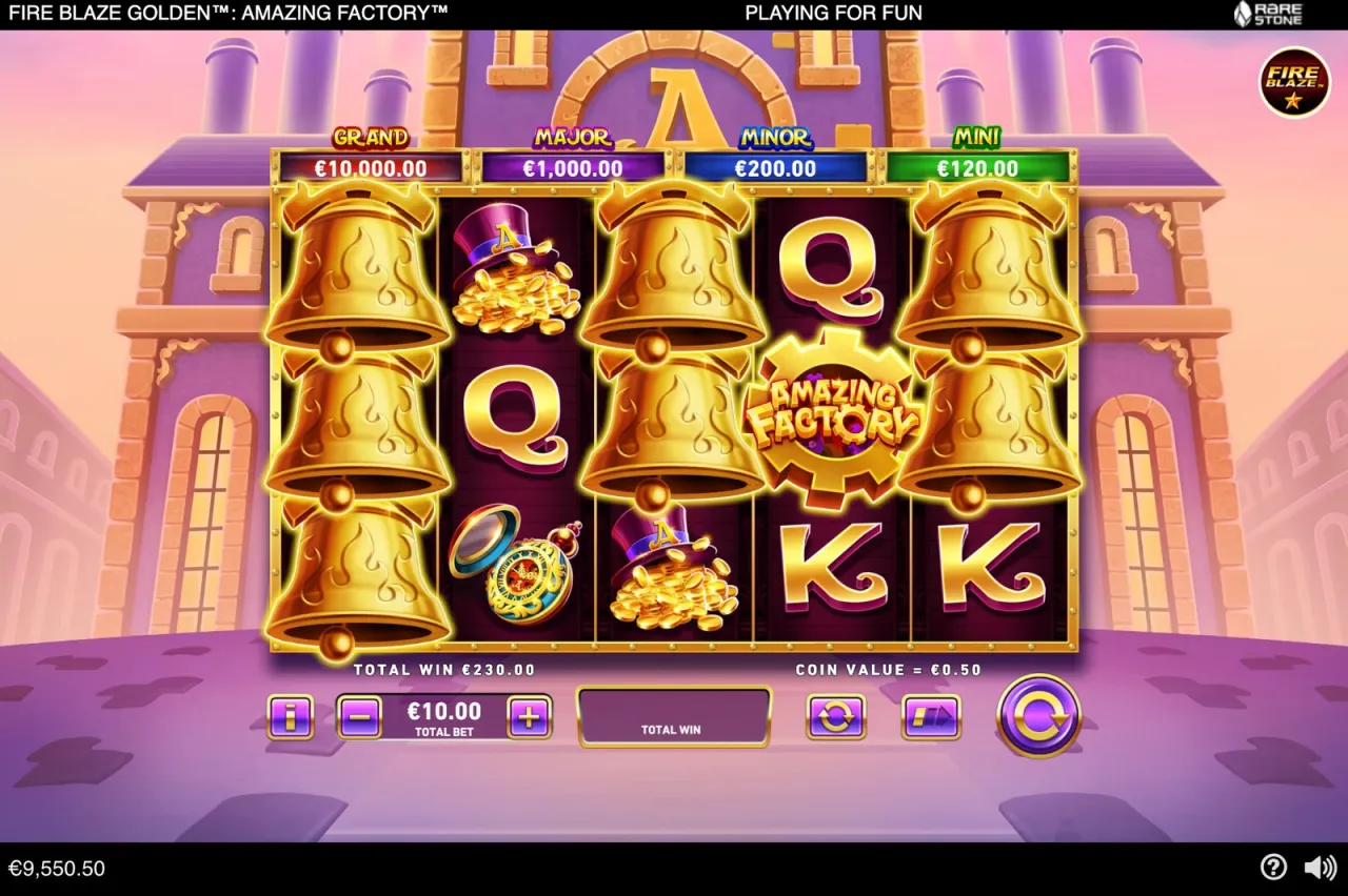 Fire Blaze Golden: Amazing Factory slot