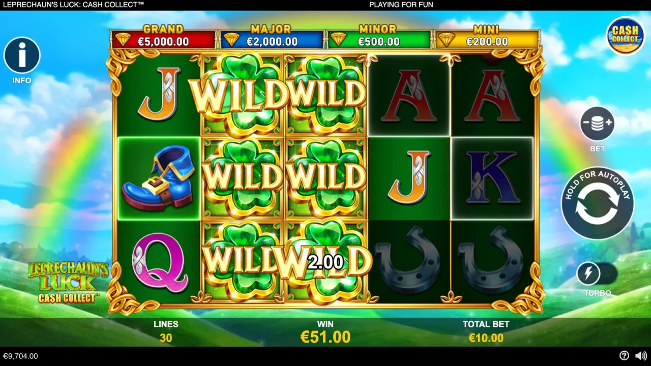 Leprechaun's Luck Cash Collect slot