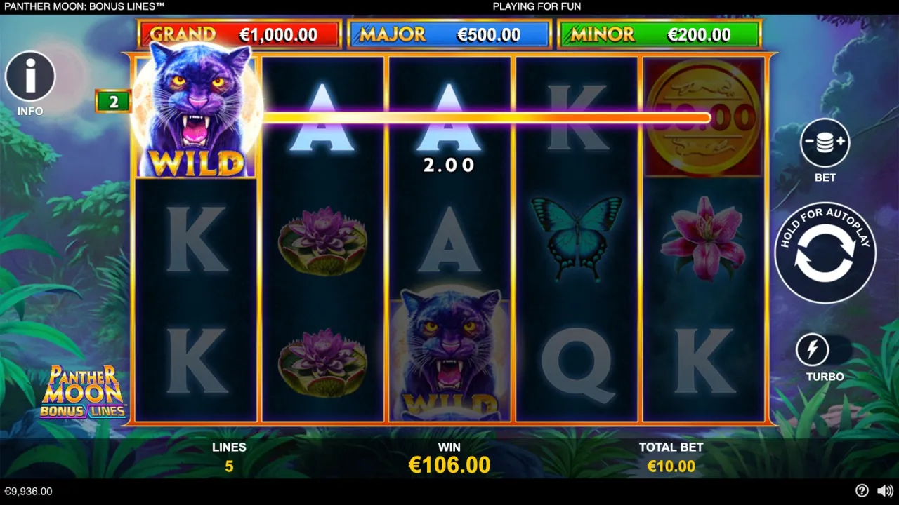 Panther Moon: Bonus Lines slot