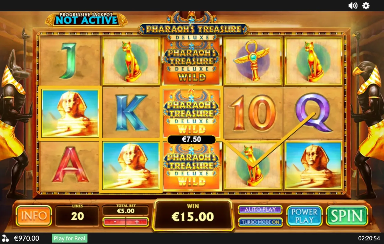 Pharaoh's Treasure Deluxe slot