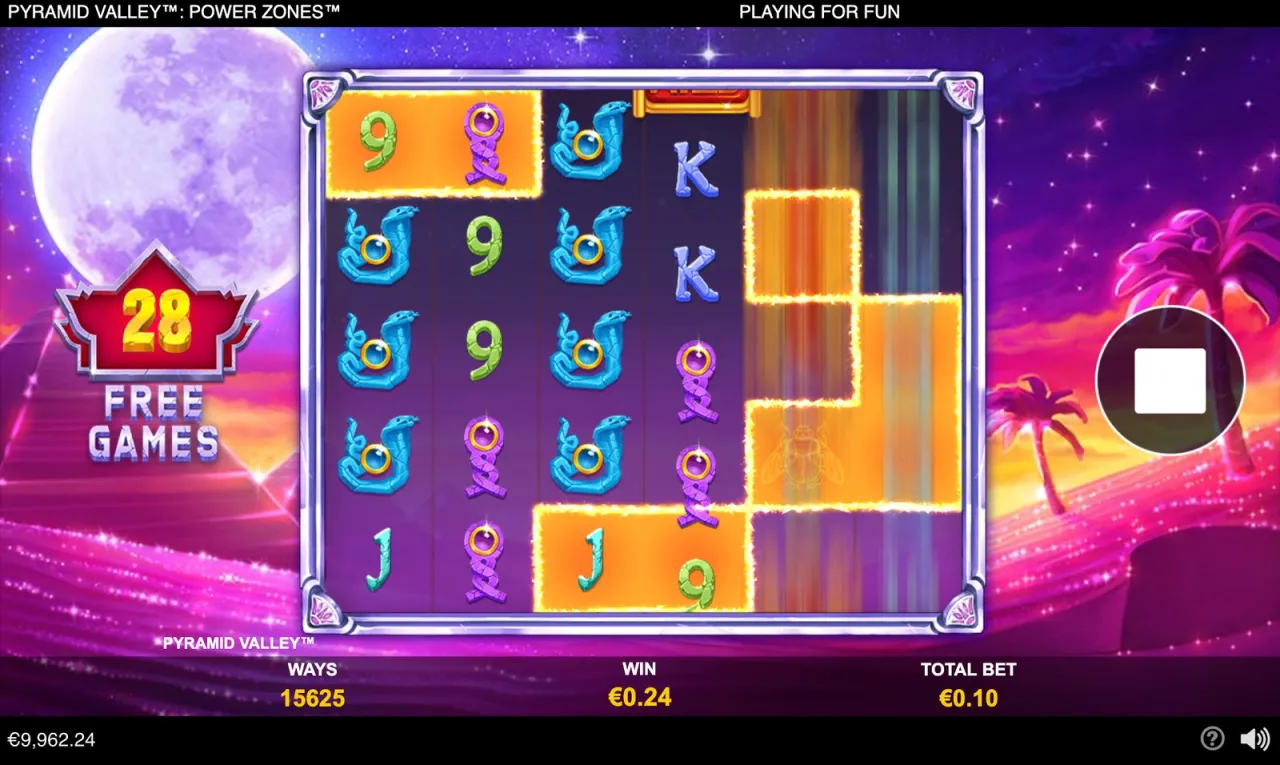 Pyramid Valley: Power Zones slot
