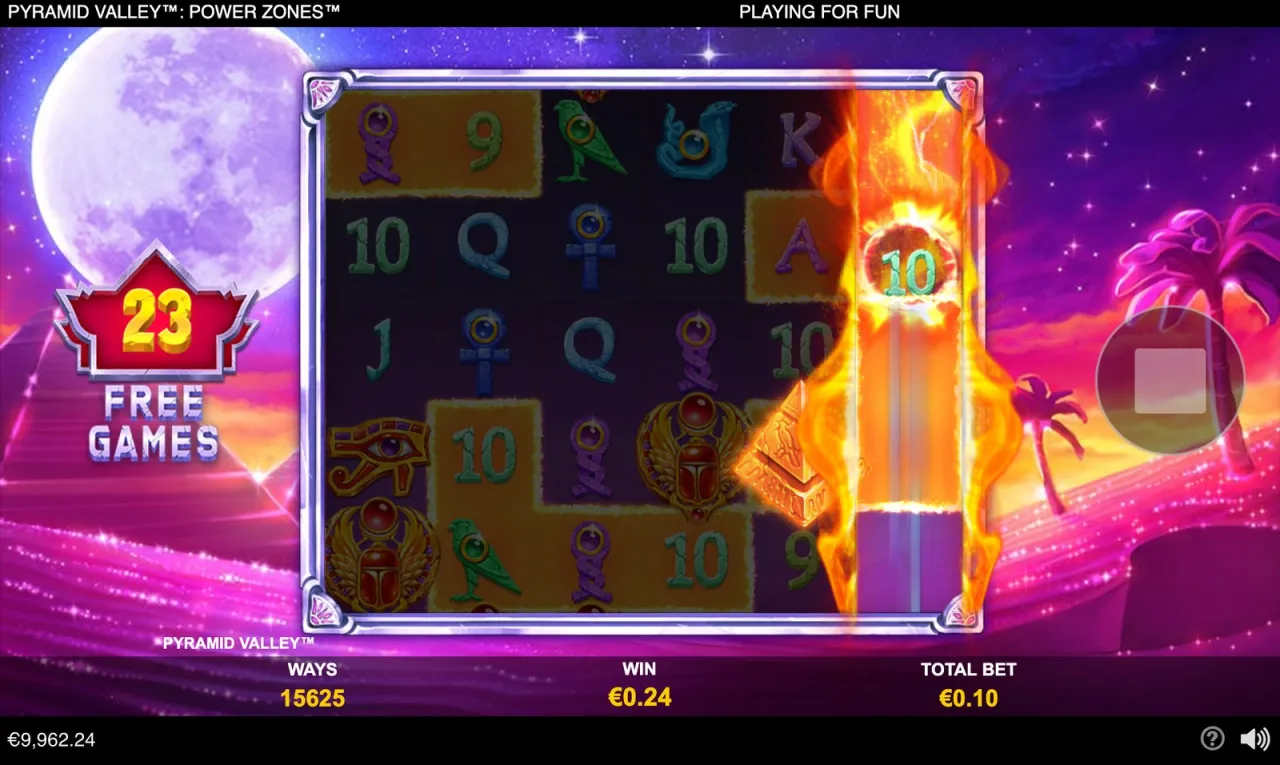 Pyramid Valley: Power Zones slot