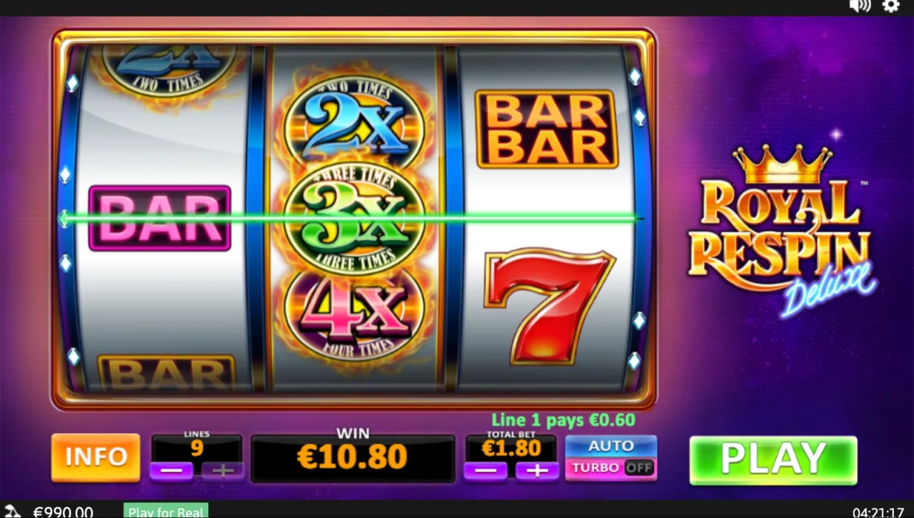 Royal Respin Deluxe slot