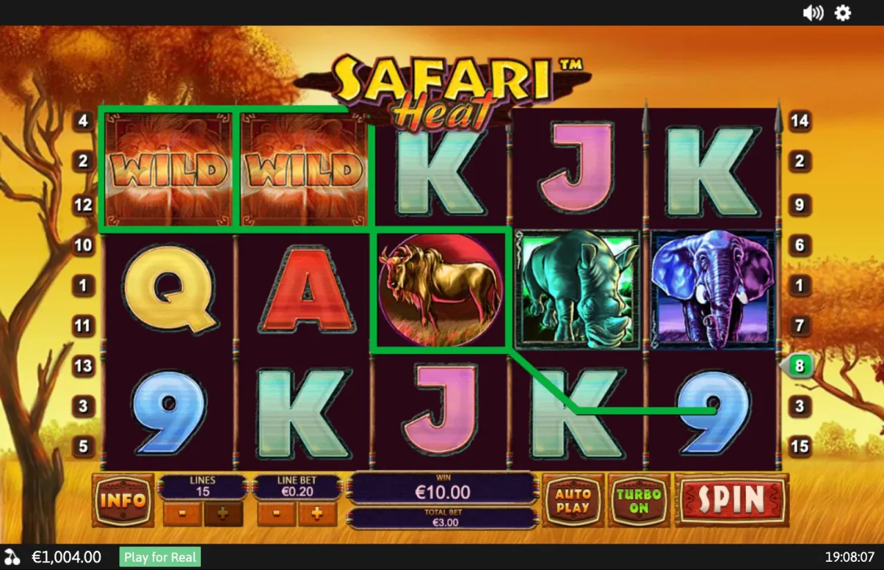 Safari Heat slot