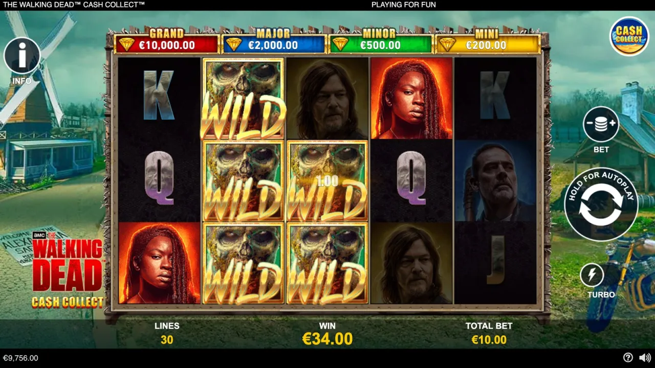 The Walking Dead Cash Collect slot