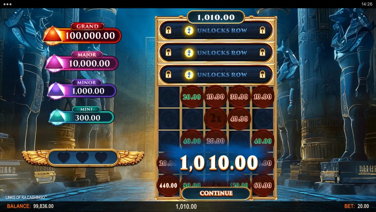Links of Ra Cashingo slot