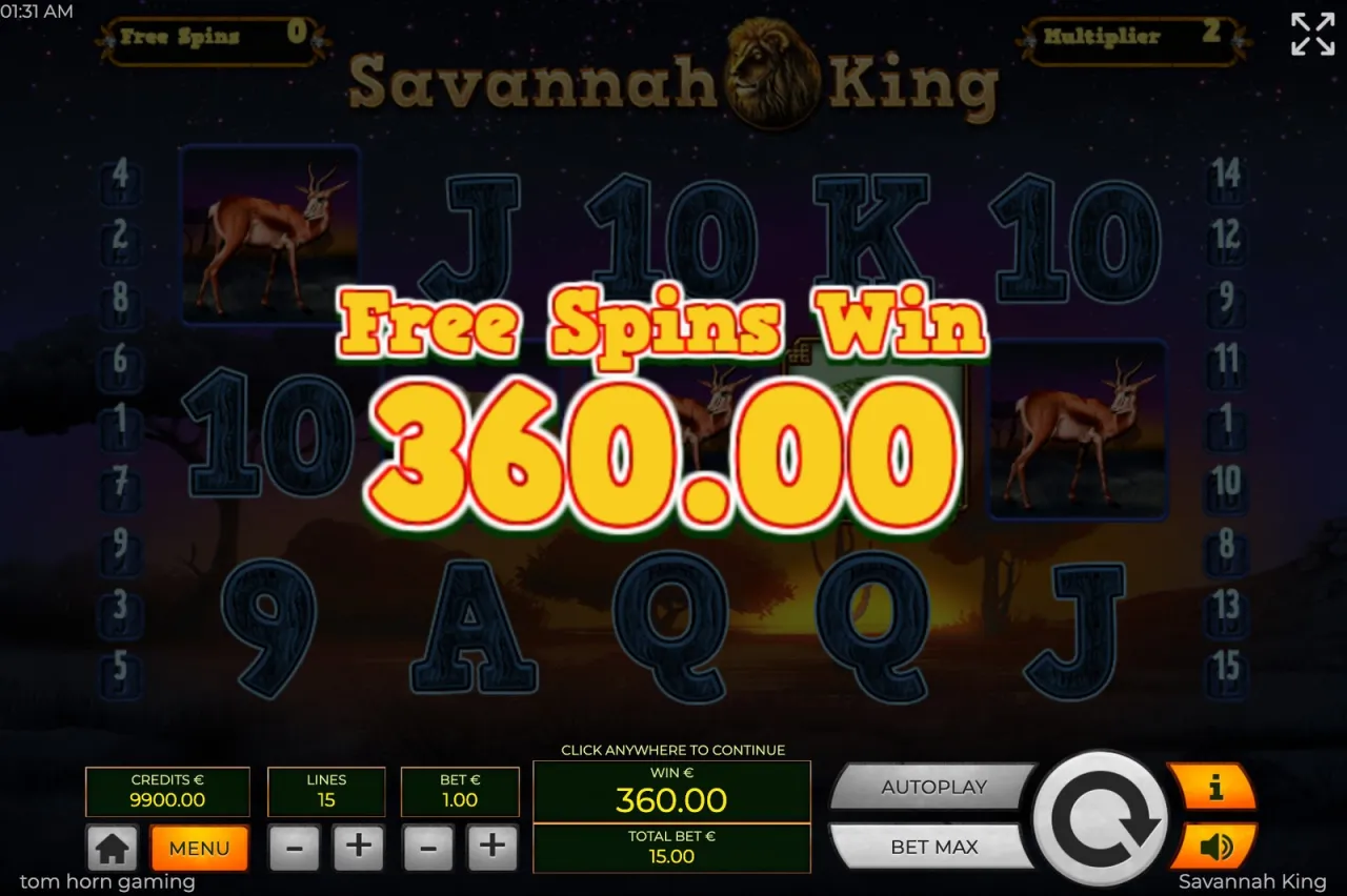 Savannah King slot